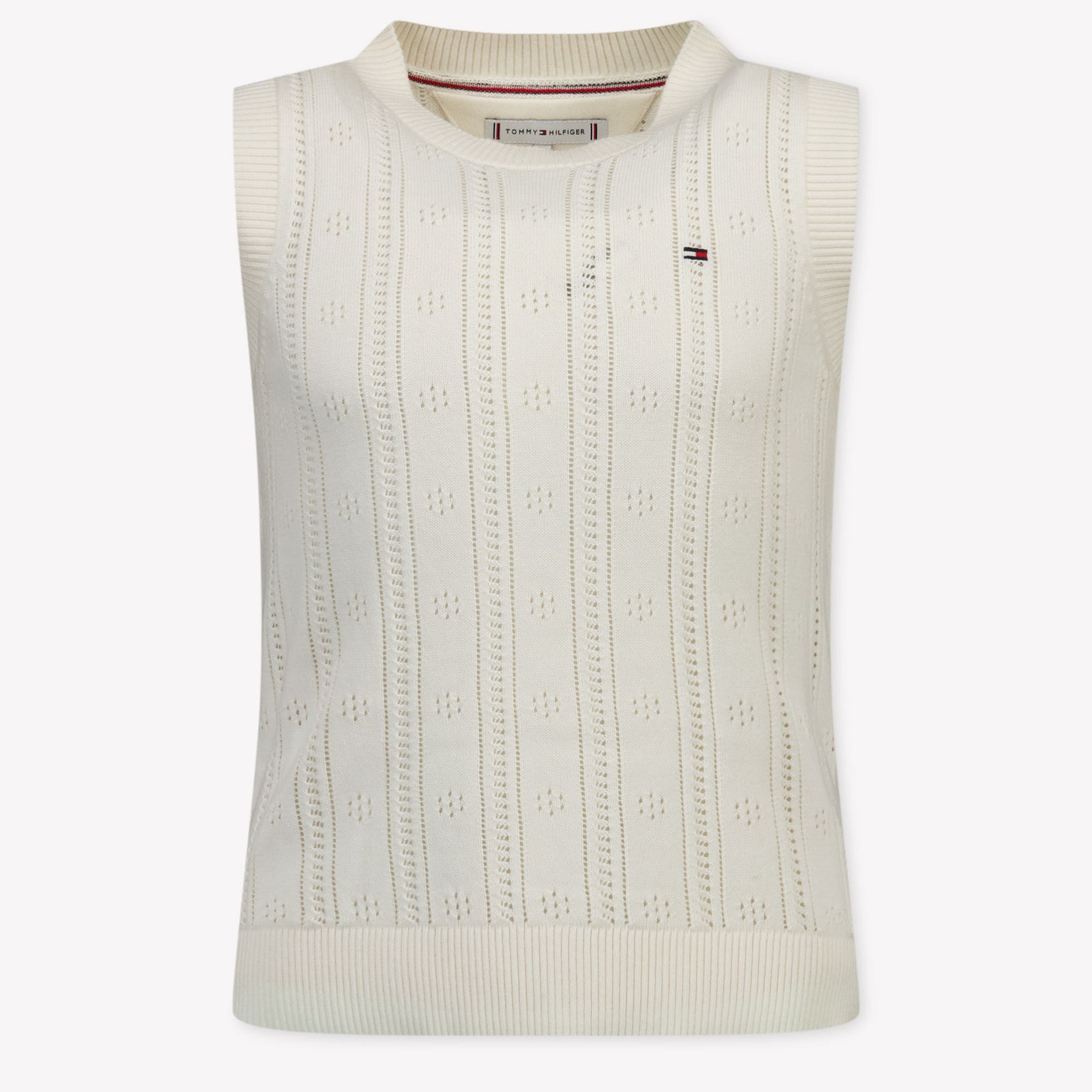 Tommy Hilfiger Kinder Meisjes Vest In Creme