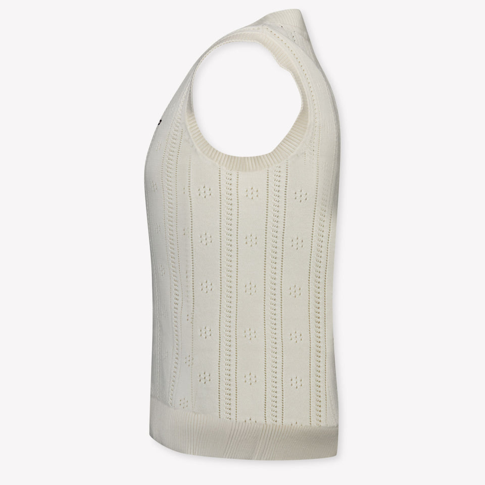 Tommy Hilfiger Kinder Meisjes Vest In Creme
