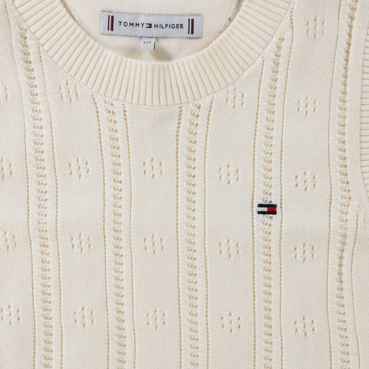 Tommy Hilfiger Kinder Meisjes Vest In Creme