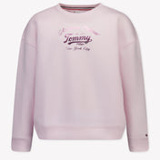 Tommy Hilfiger Kinder Meisjes Trui In Licht Roze