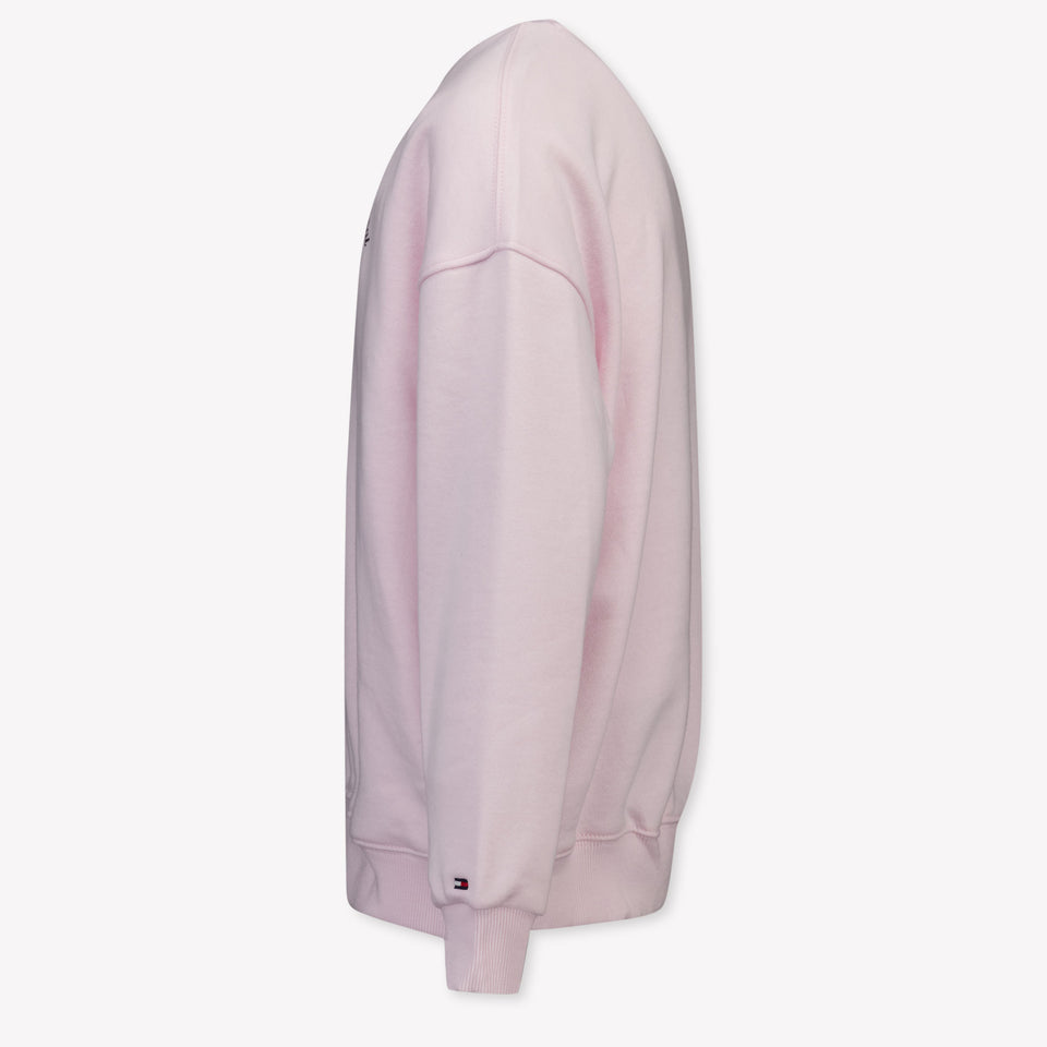 Tommy Hilfiger Kinder Meisjes Trui In Licht Roze