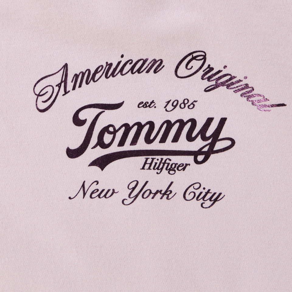 Tommy Hilfiger Kinder Meisjes Trui In Licht Roze