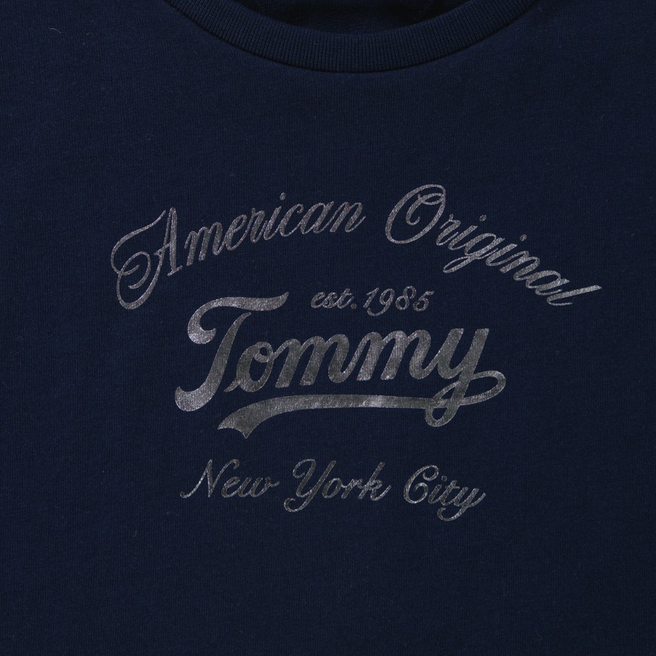 Tommy Hilfiger Kinder Meisjes T-Shirt In Navy