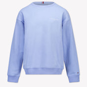 Tommy Hilfiger Kinder Unisex Trui In Licht Blauw