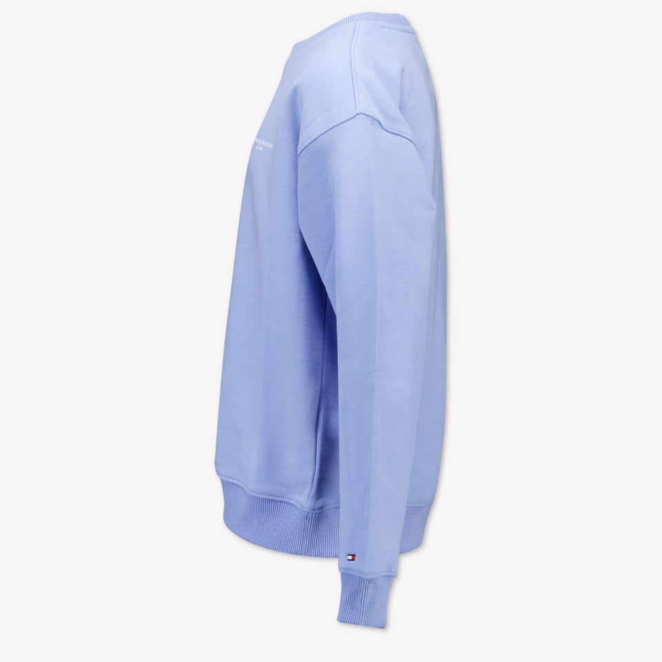Tommy Hilfiger Kinder Unisex Trui In Licht Blauw