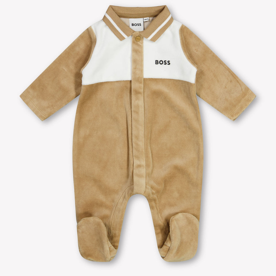 Boss Baby Boys Playsuit  Camel