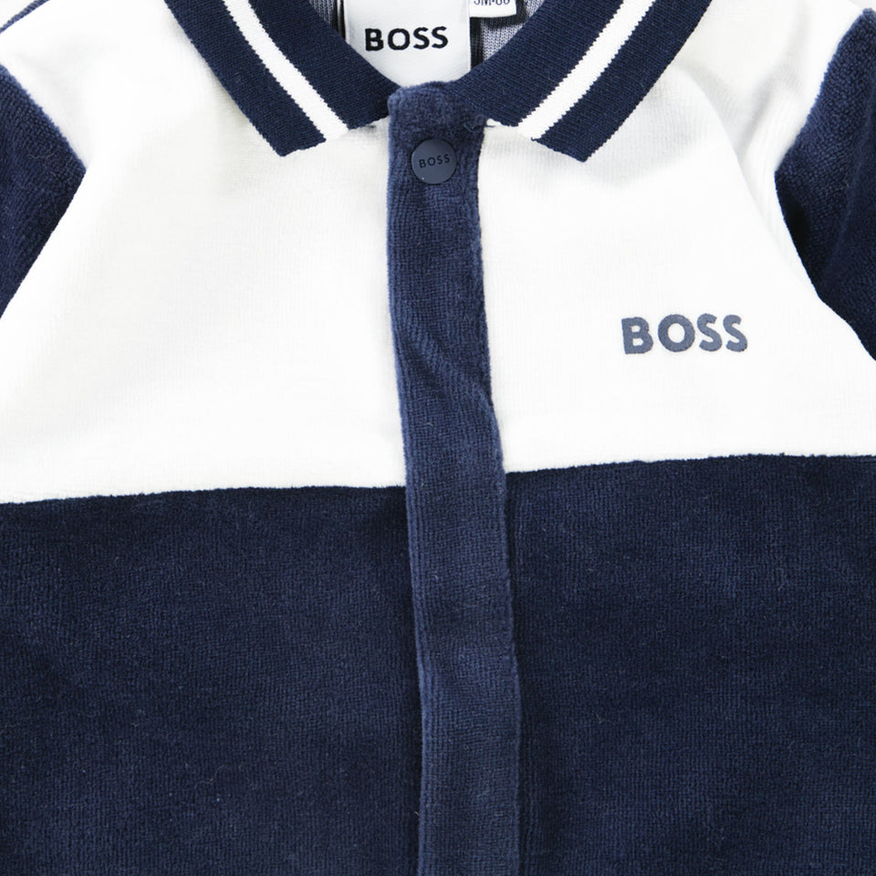 Boss Baby Boys Playsuit  Navy