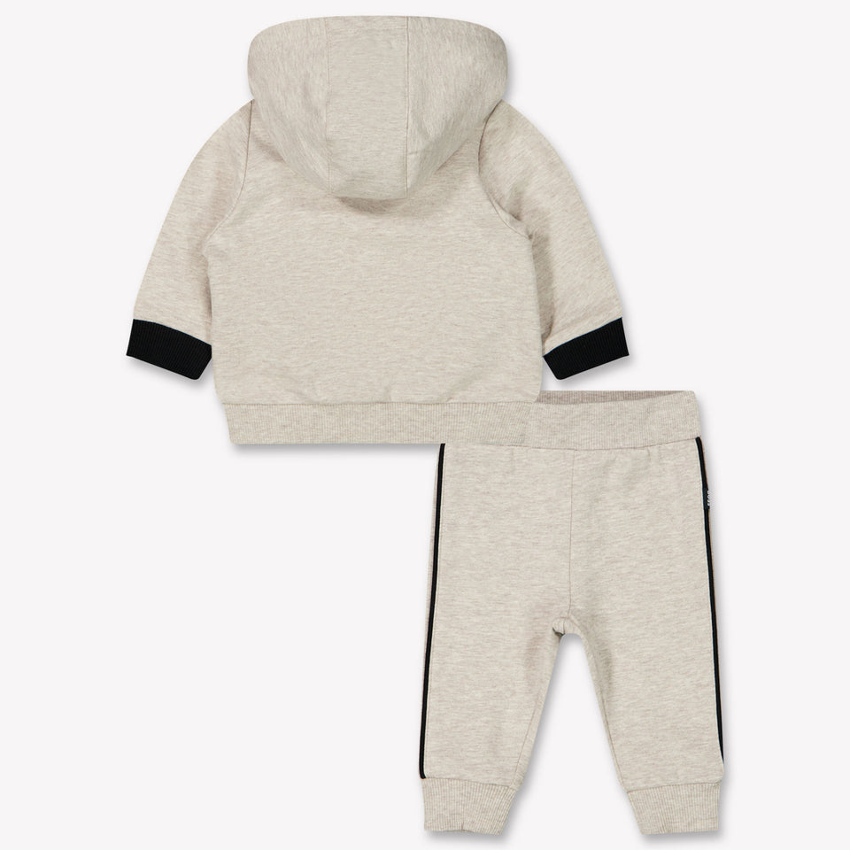 Boss Baby Jongens Joggingpak In Licht Beige
