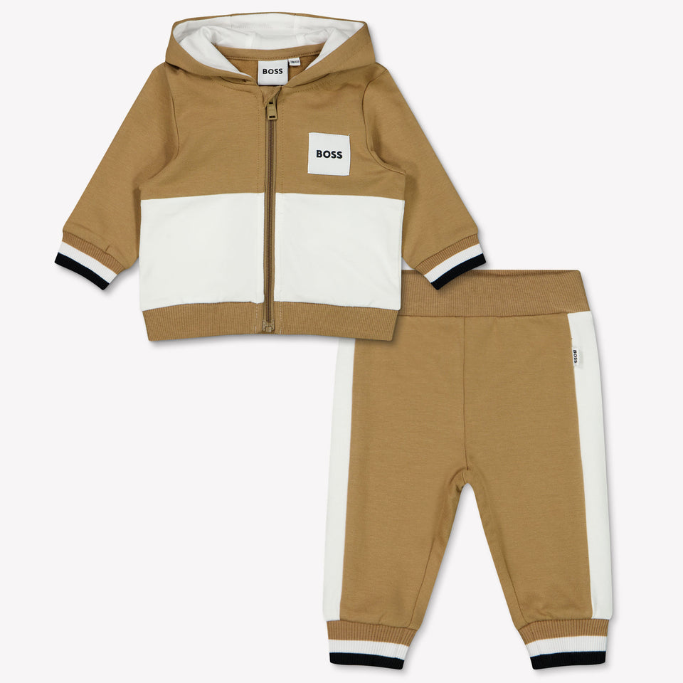 Boss Baby Jongens Joggingpak In Camel