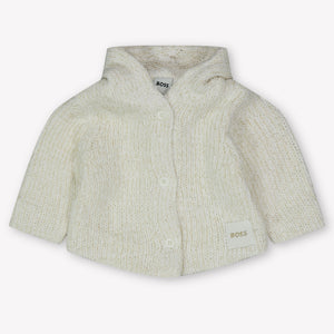 Boss Baby Girls Vest  Offwhite