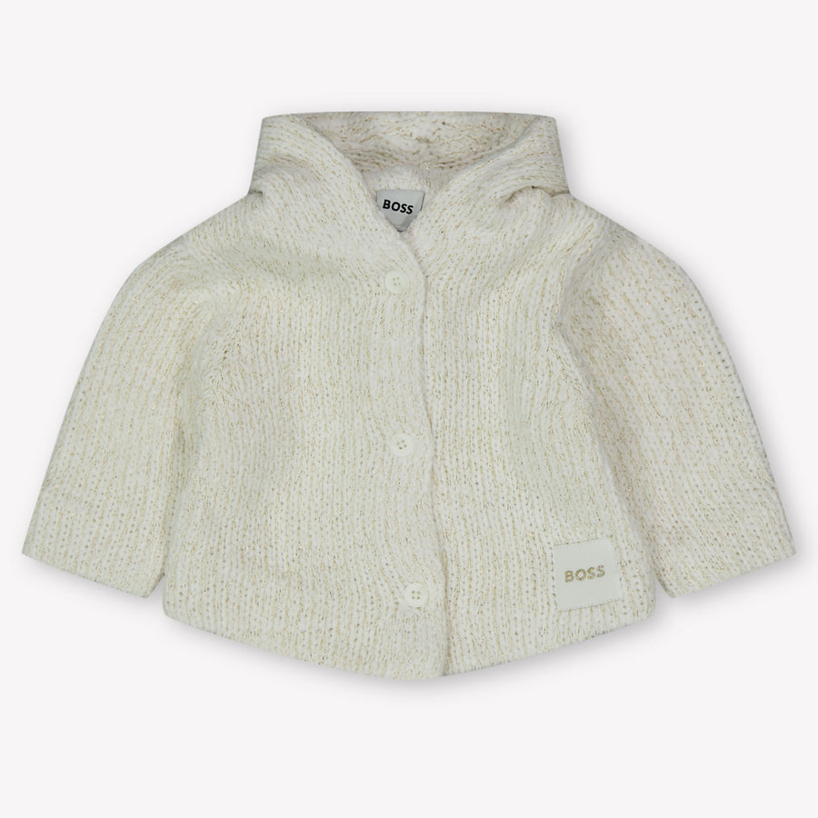 Boss Baby Girls Vest  Offwhite