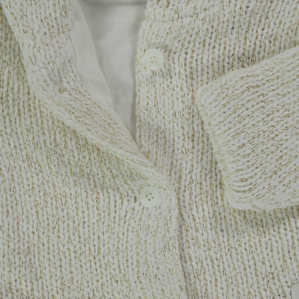 Boss Baby Girls Vest  Offwhite