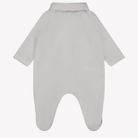 First Baby Unisex Playsuit  White