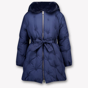 Abel & Lula Kinder Meisjes Winterjas In Navy