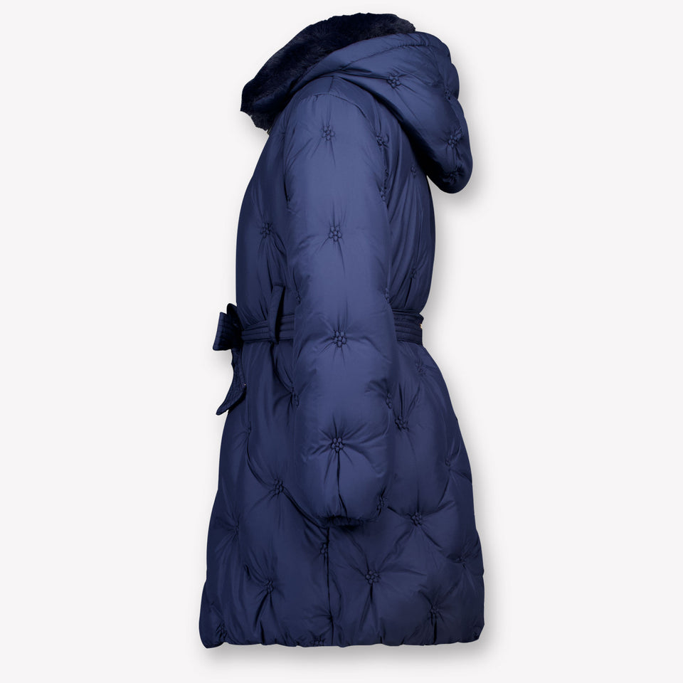 Abel & Lula Kinder Meisjes Winterjas In Navy