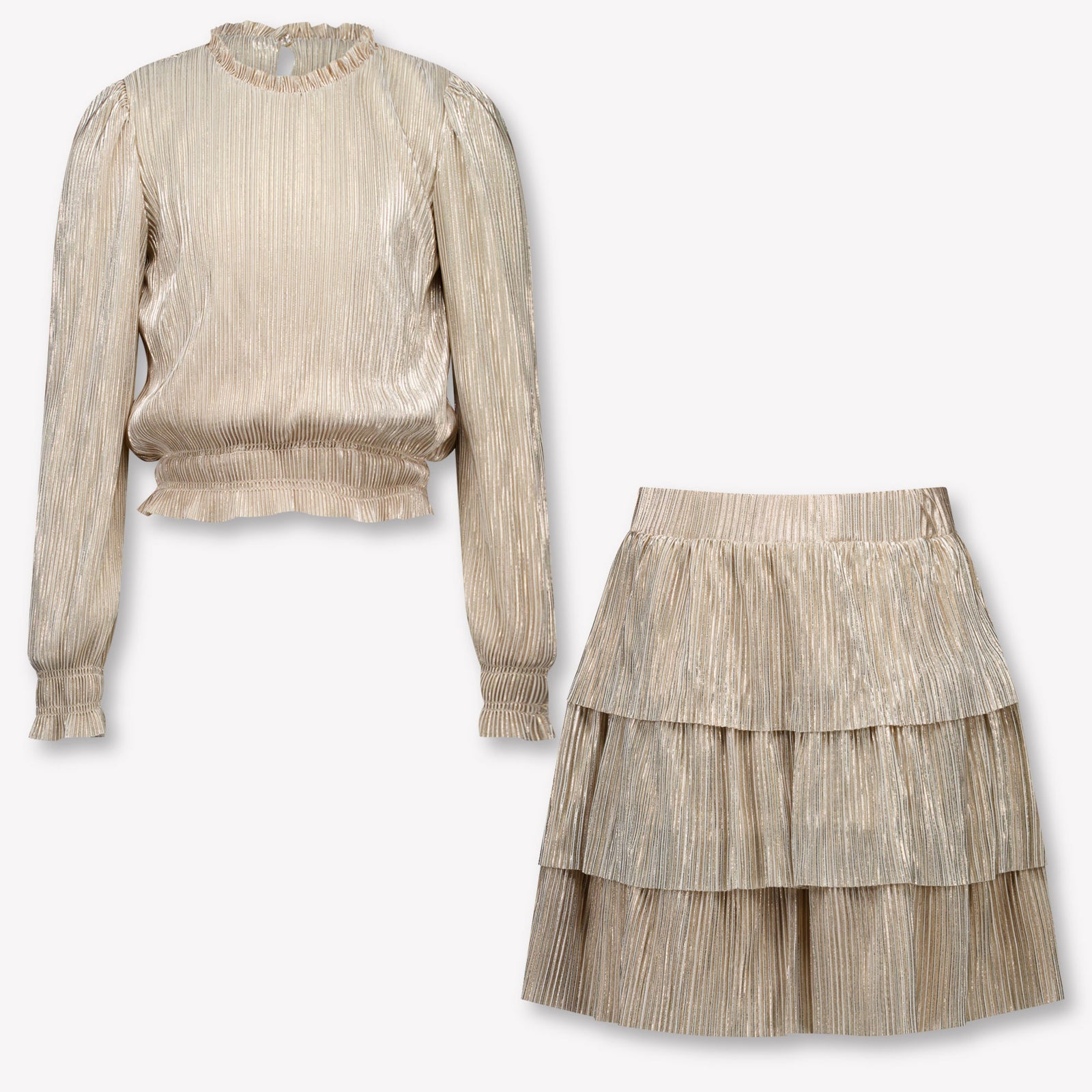 Abel & Lula Kids Girls Set  Beige