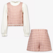 Abel & Lula Kinder Meisjes Setje In Roze