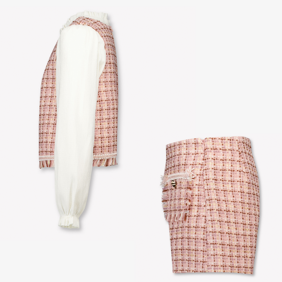 Abel & Lula Kinder Meisjes Setje In Roze