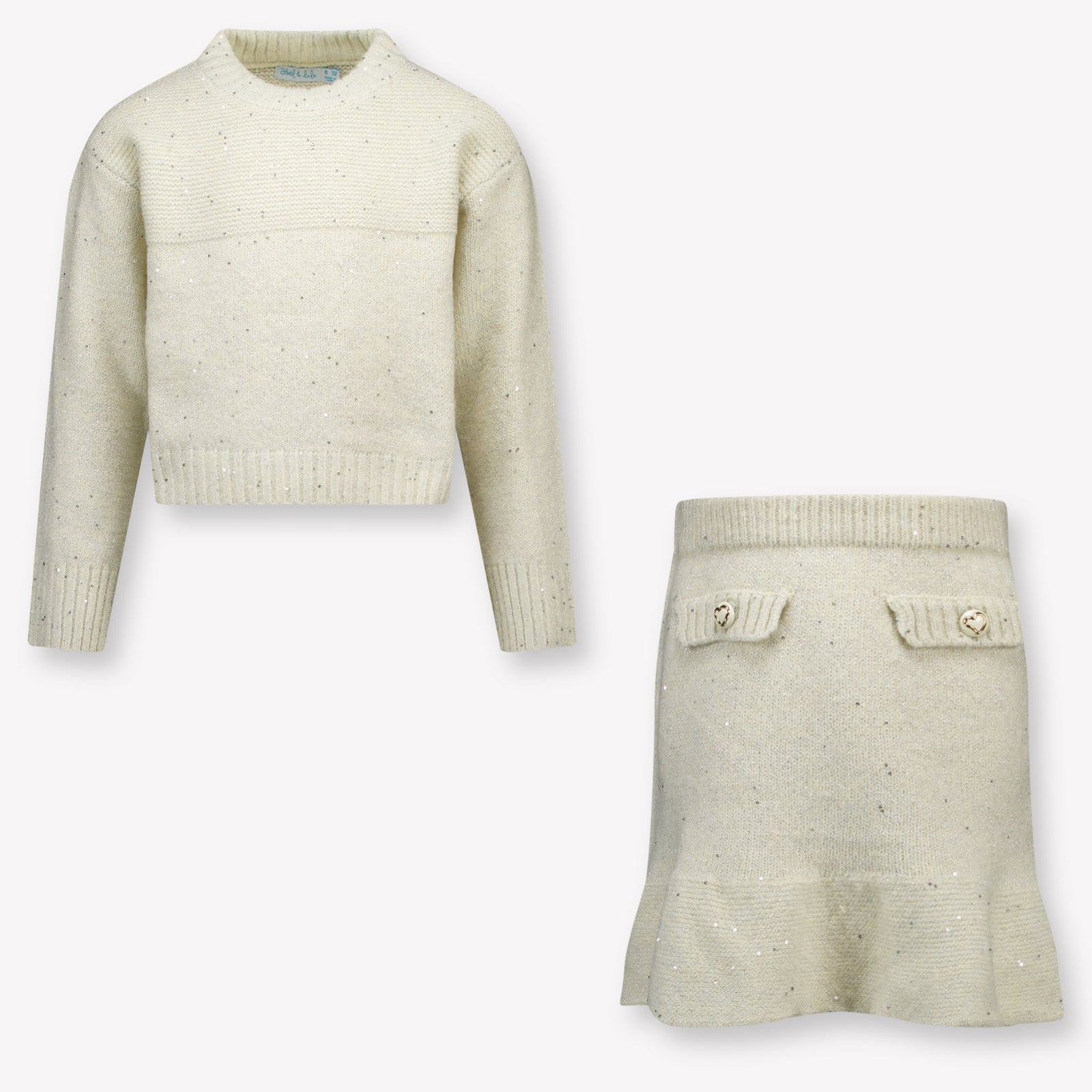 Abel & Lula Kids Girls Set  Beige