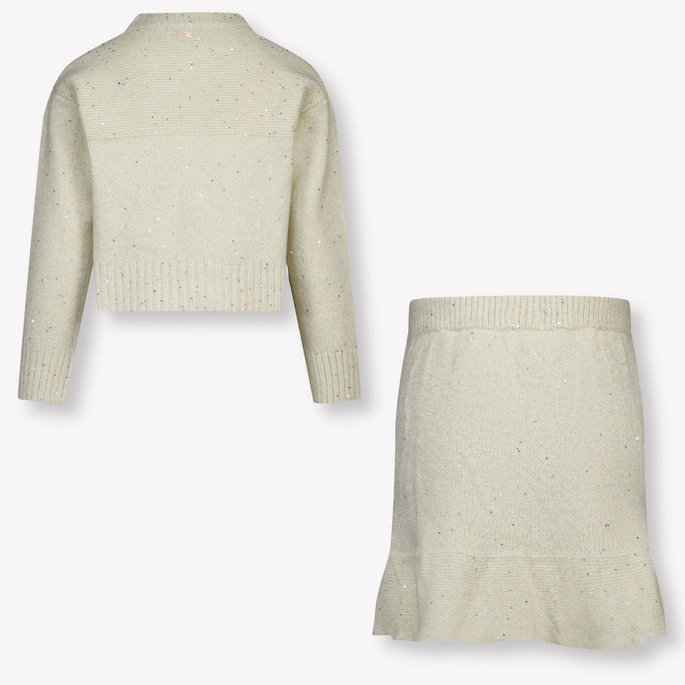 Abel & Lula Kids Girls Set  Beige