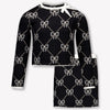 Abel & Lula Kids Girls Set  Black