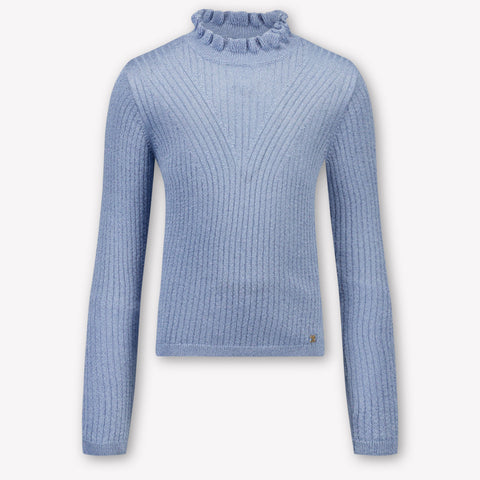 Abel & Lula Kinder Meisjes T-Shirt In Blauw