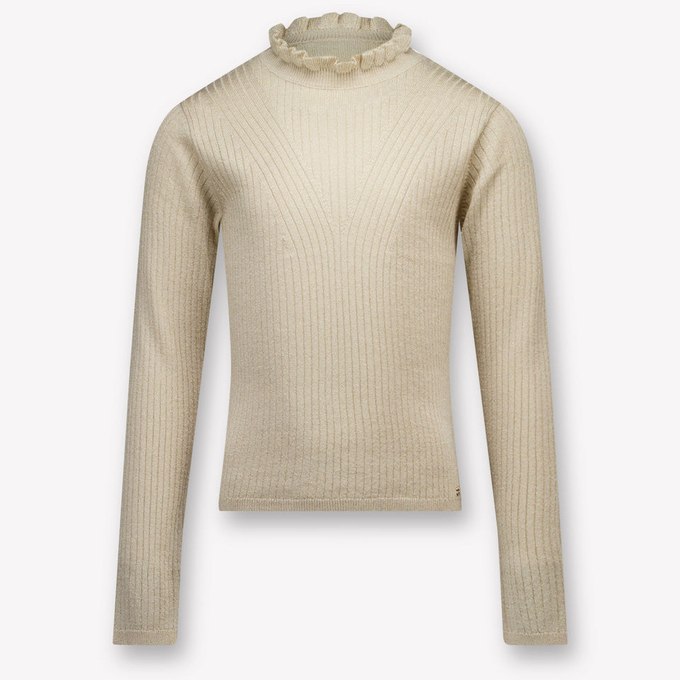 Abel & Lula Kids Girls  T-Shirt Beige