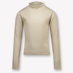 Abel & Lula Kinder Meisjes T-Shirt In Beige