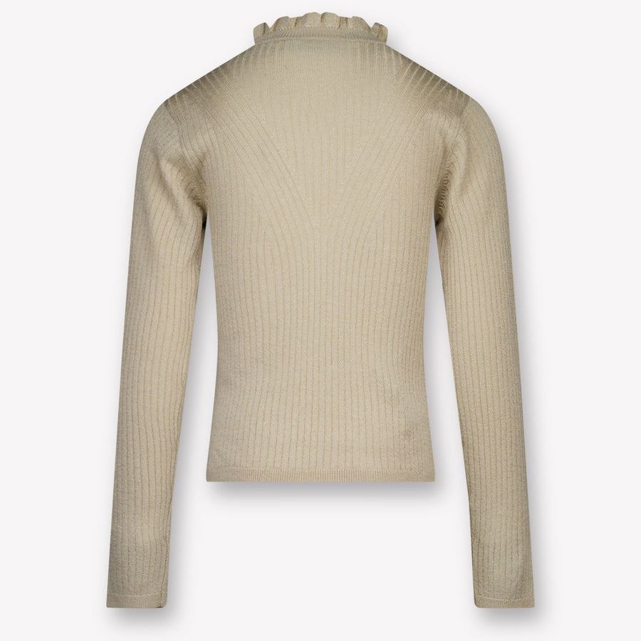 Abel & Lula Kinder Meisjes T-Shirt In Beige