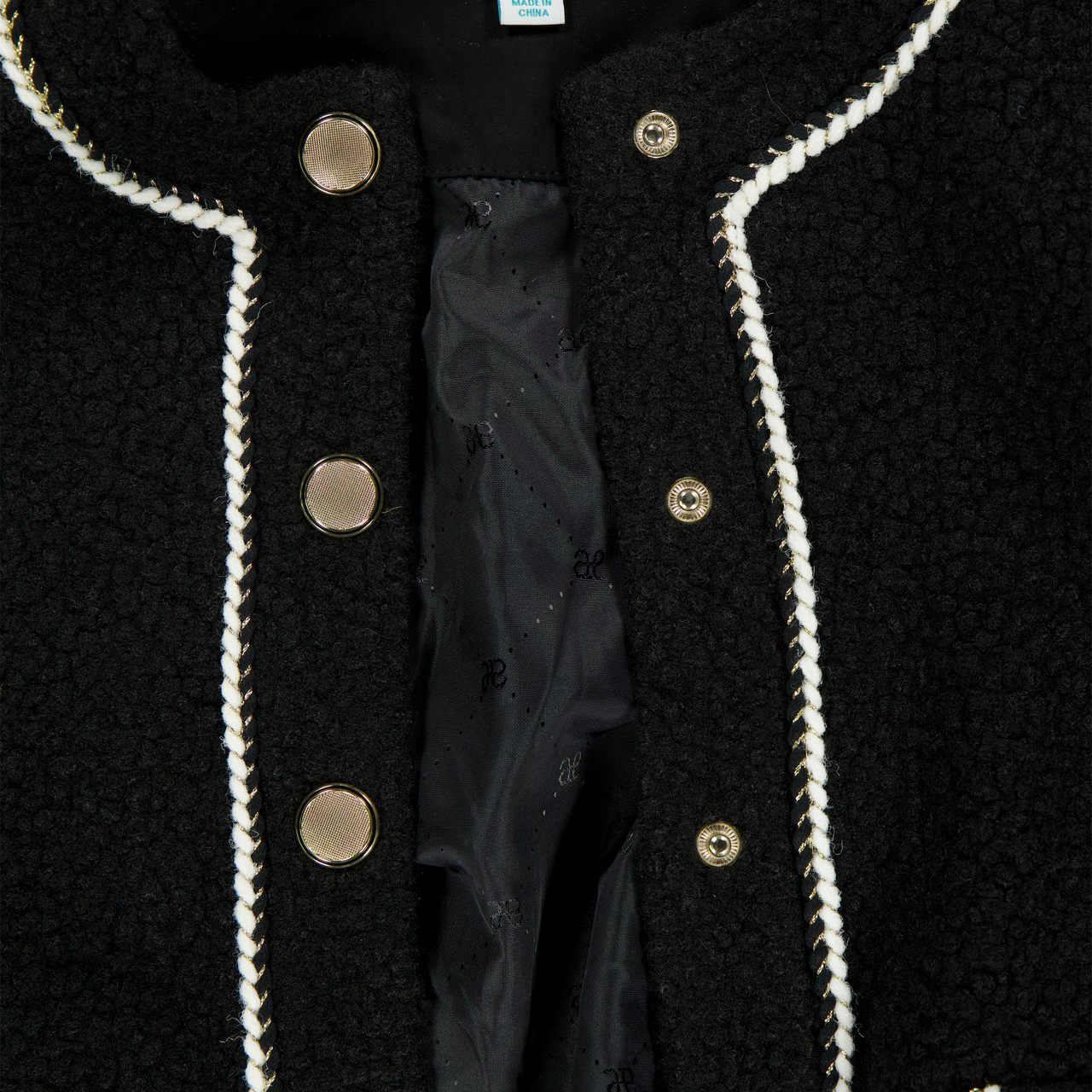 Abel & Lula Kids Girls Jacket  Black