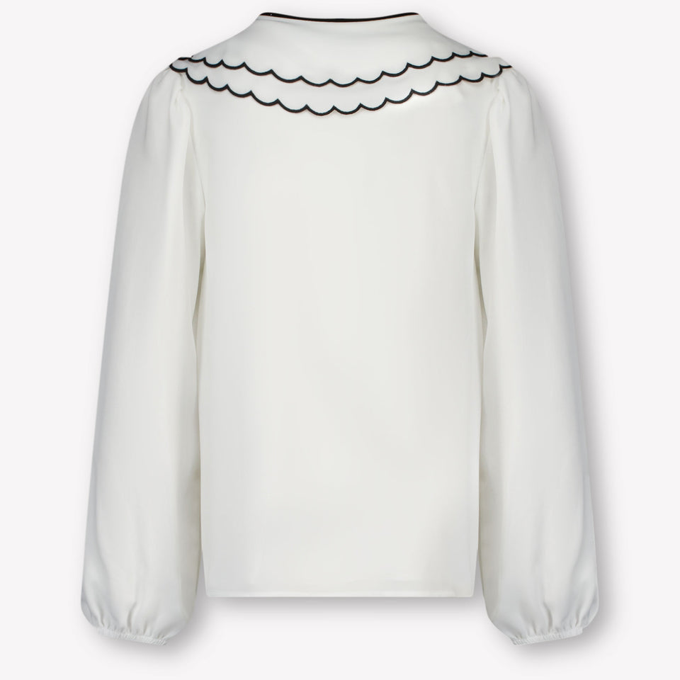 Abel & Lula Kinder Meisjes Blouse In Off White