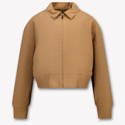 Lanvin Kids Girls Cardigan In Camel