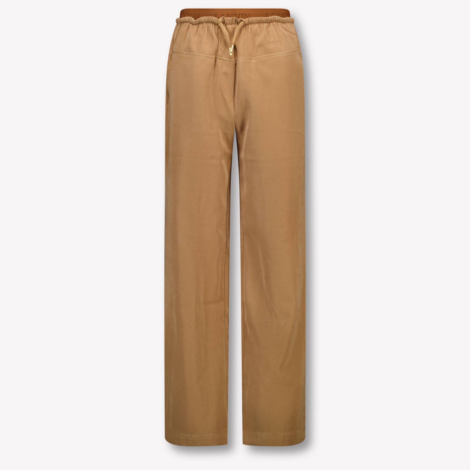 Lanvin Kids Girls Pants In Camel