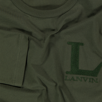 Lanvin Kids Boys T-Shirt In Army