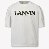 Lanvin Kids Unisex T-Shirt In OffWhite