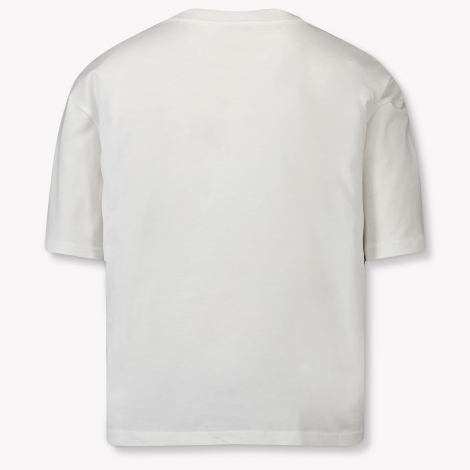 Lanvin Kids Unisex T-Shirt In OffWhite