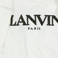 Lanvin Kids Unisex T-Shirt In OffWhite