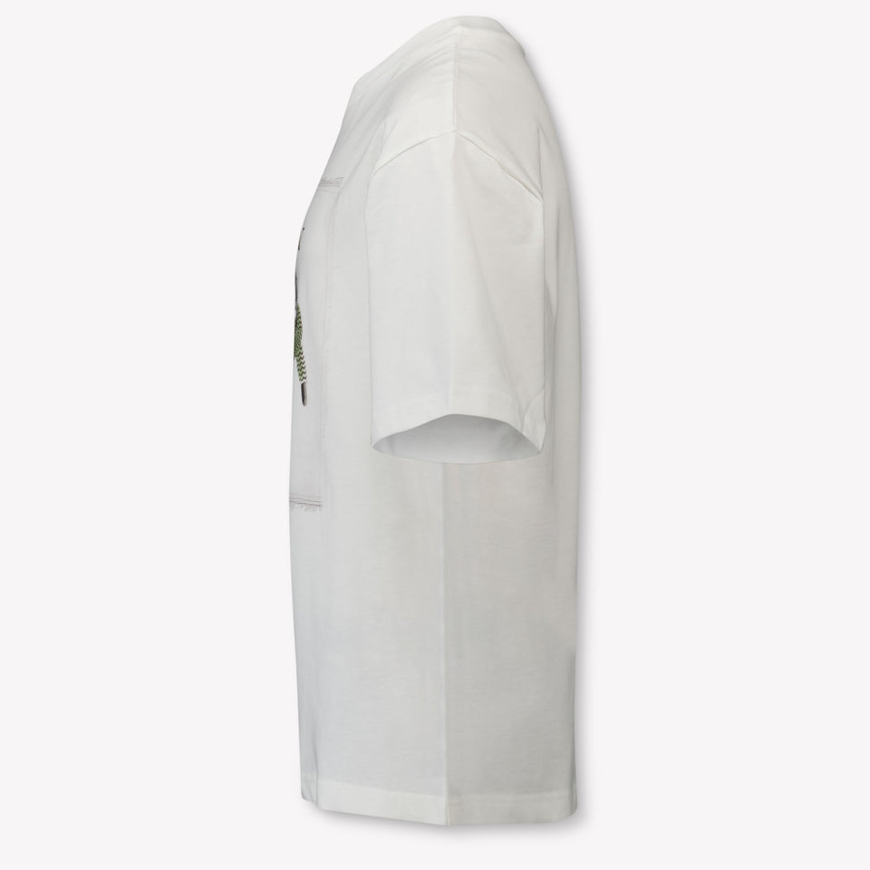 Lanvin Kinder Unisex T-Shirt In Off White