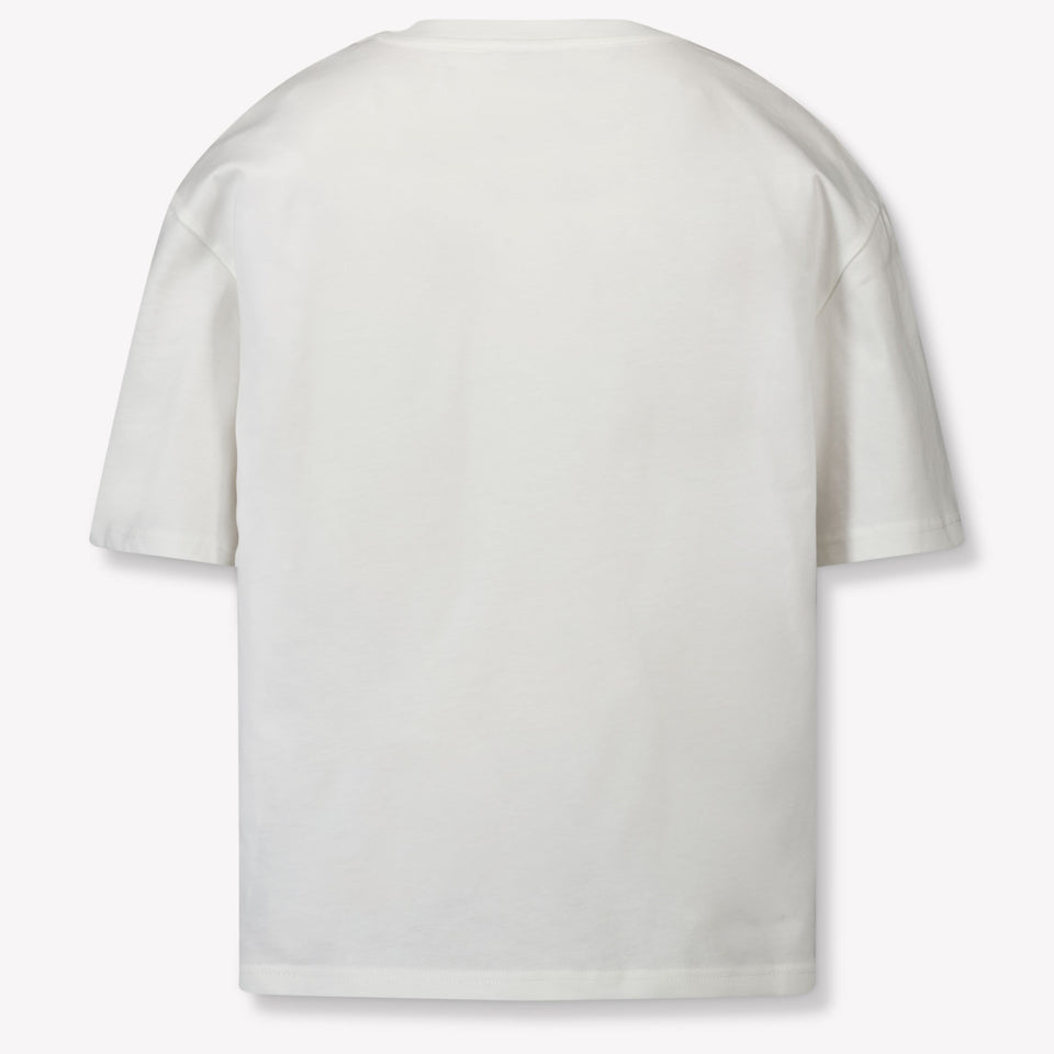 Lanvin Kids Unisex T-Shirt In OffWhite