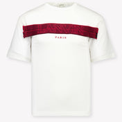 Lanvin Kids Unisex T-Shirt In OffWhite