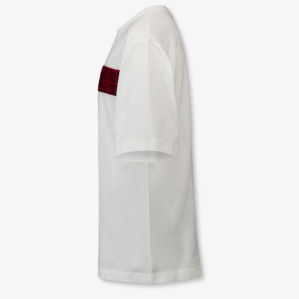 Lanvin Kids Unisex T-Shirt In OffWhite