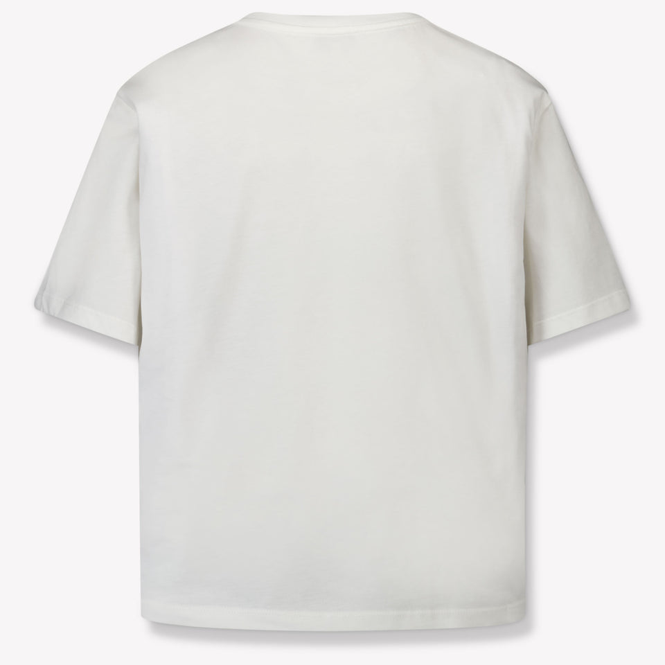 Lanvin Kids Girls T-Shirt In OffWhite