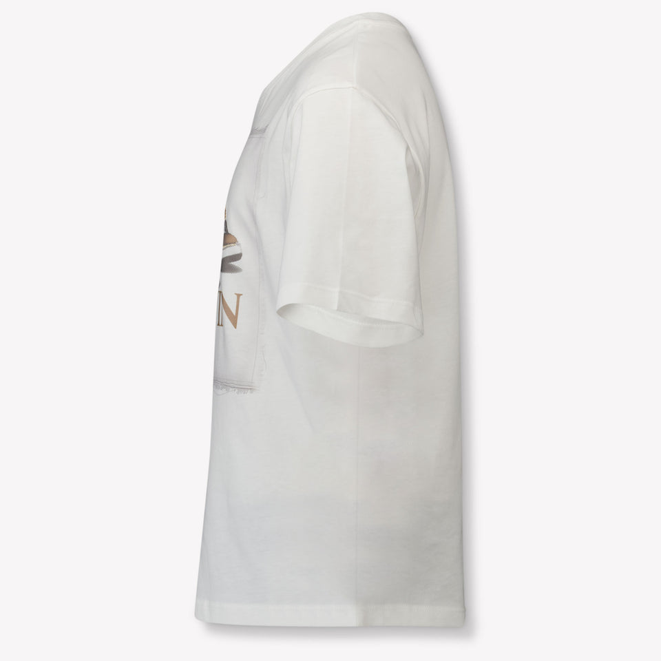 Lanvin Kids Girls T-Shirt In OffWhite