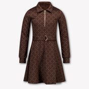 Michael Kors Kids Girls Dress Brown