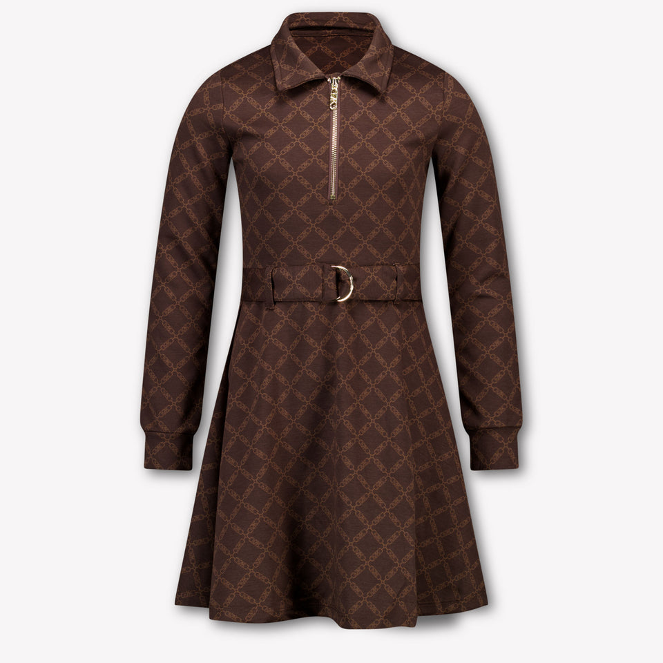 Michael Kors Kids Girls Dress Brown