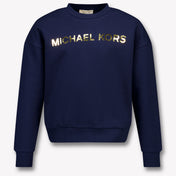 Michael Kors Kids Girls Sweater Navy