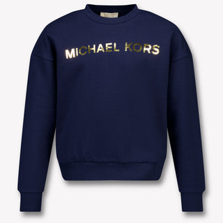 Michael Kors Kids Girls Sweater Navy