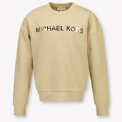 Michael Kors Kids Girls Sweater Beige