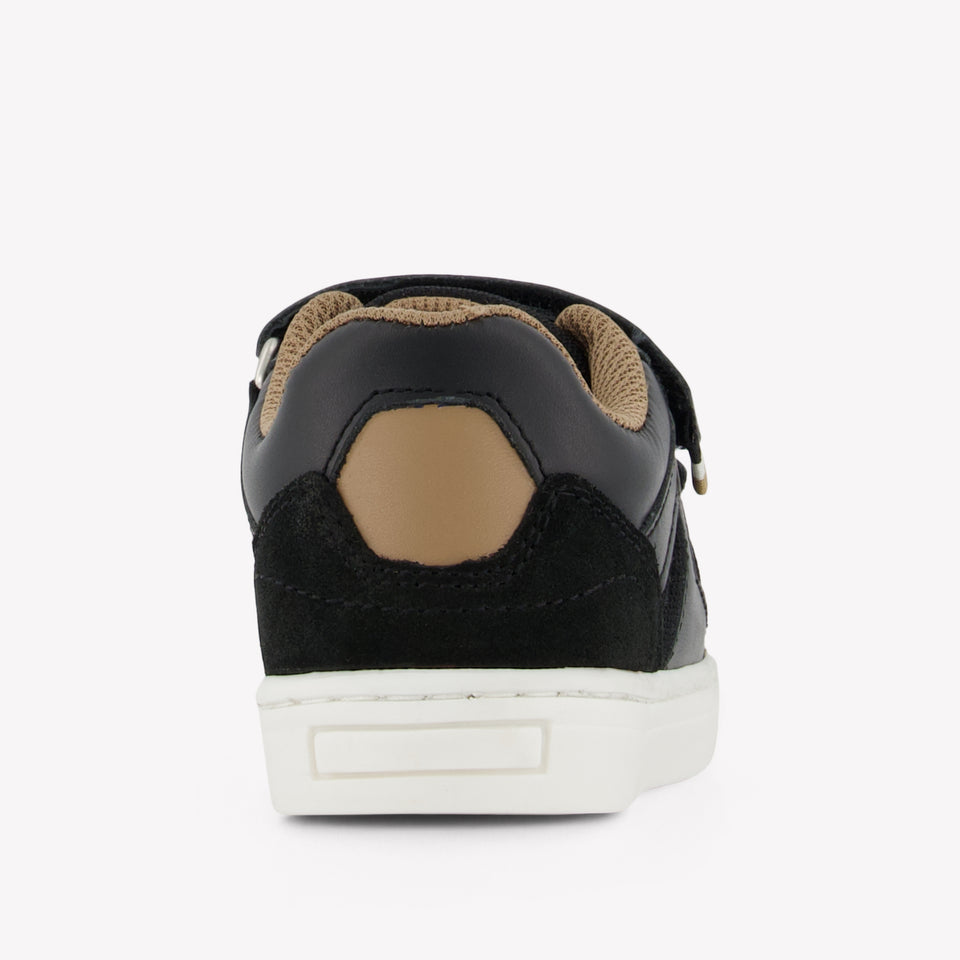 Boss Jongens Sneakers In Zwart