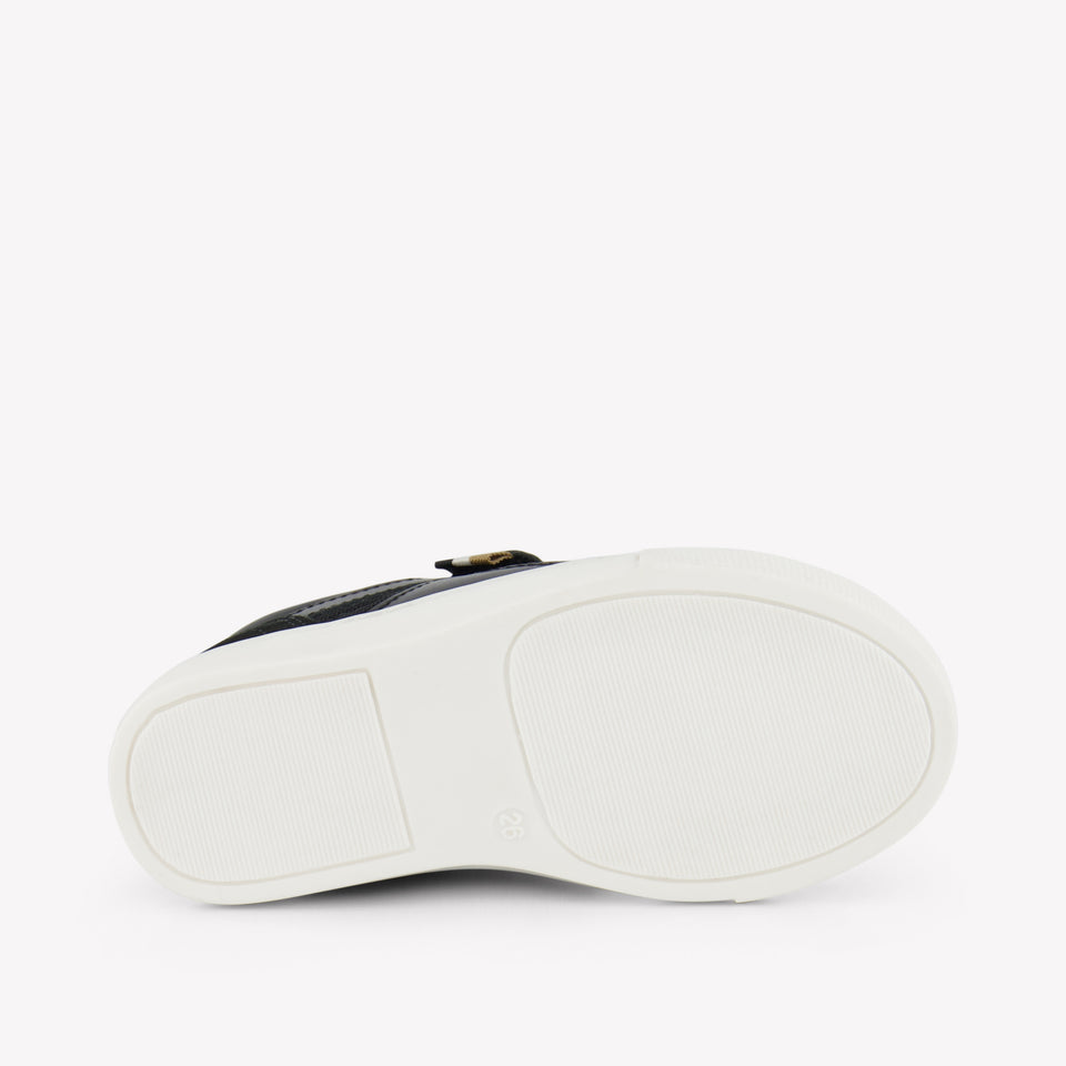 Boss Jongens Sneakers In Zwart
